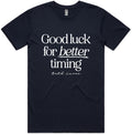 Navy 'Rearview Mirror' Lyric Tee