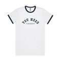 MADE TO ORDER // Navy on White 'What I Deserved' Lyric Ringer Tee
