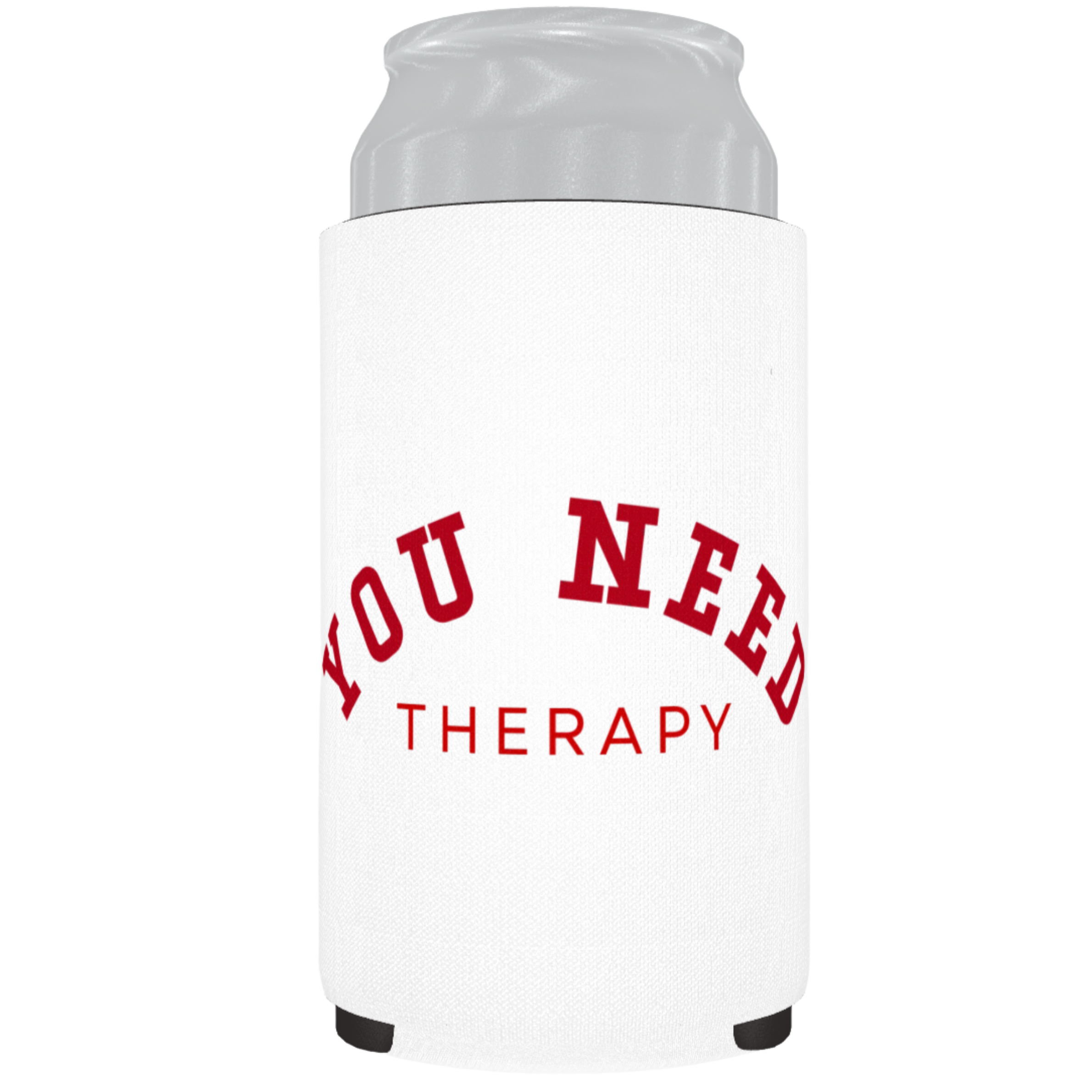PRE-ORDER // Red on White 'What I Deserved' Lyric Stubby Cooler